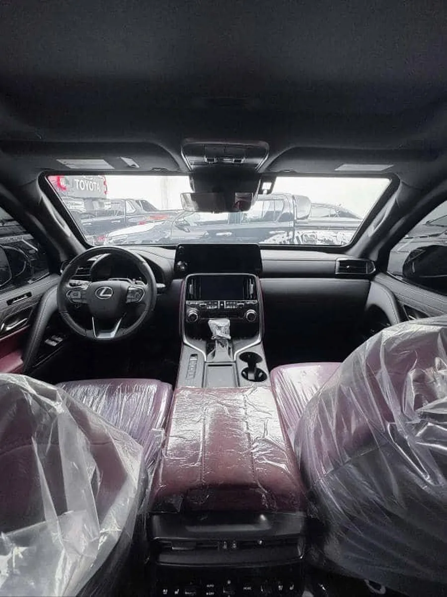 Lexus LX 600 burgundy leather dashboard, brand new with factory wrap